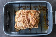 a piece of meat sitting on top of a grill