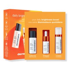 Daily Brightness Boosters Skincare Kit - Key IngredientsLactic Acid: Treats hyperpigmentation and age spots.Vitamin C Complex: Unique short-chain peptide that uses innovative anti-wrinkle technology.Glycolic Acid: effectively exfoliates the skin. It blasts dullness and uneven skin tone by dissolving dulling dead skin cells for brighter-looking skin.Research ResultsImproves skin resilience 7X more than leading competitorBioLumin-C Eye Serum:Three times more brightening power than a leading compet Elephant Skincare, Drunk Elephant Skincare, Treating Hyperpigmentation, Daucus Carota, Sandalwood Oil, Licorice Root Extract, Skin Care Kit, Drunk Elephant, Gel Moisturizer