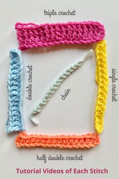 crochet video instructions for how to make an easy headband