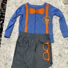 Blippi Pajamas 2t Snug Fit New Without Tags Blippi Third Birthday, Playful Blue School Sets, 2nd Birthday Party, Birthday Idea, Kids Pajamas, Pajama Sets, 2nd Birthday, Blue Gray, Snug Fit