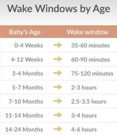 the baby's windows by age is shown in this info sheet, which shows how much