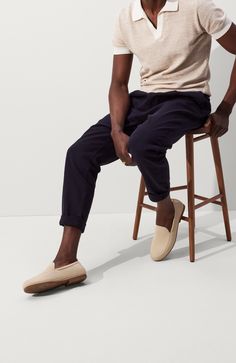 Featuring a sleek design and ultra-cushy insoles, The Ravello Loafer is built for all-day comfort—from morning espresso to evening Aperol spritz. Fits true to size. For best fit, order your regular size. Soft, flexible upper. Dual-density insoles keep you light on your feet. Sturdy tan rubber outsoles with welted details for added traction. Machine Washable: Toss in the wash. Air dry. Wear again and again. Knit with Rothy's signature thread, which is spun from recycled plastic bottles. This prod Loafer Outfit Men, Aperol Spritz, Nordstrom Store, Recycle Plastic Bottles, Anniversary Sale, Plastic Bottles, Sleek Design, Loafers, Nordstrom