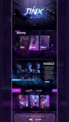 Video On Website Design, Arcane Graphic Design, Video Game Website Design, Game Pitch Deck, Spooky Website Design, Cyberpunk Website Design, Fantasy Website Design, Gaming Ui Design, Anime Website Design