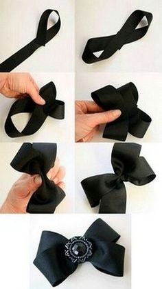 how to make a bow with ribbon