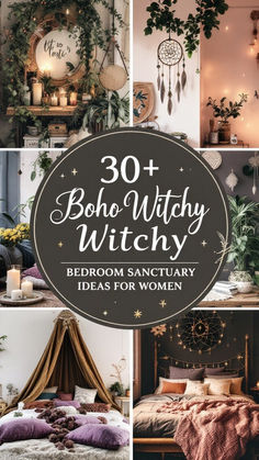 boho witchy bedroom sanctuary ideas for women to try out in the fall and winter