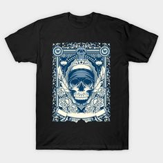 Skull Tshirt design -- Choose from our vast selection of Crewneck and V-Neck T-Shirts to match with your favorite design to make the perfect graphic T-Shirt. Pick your favorite: Classic, Boxy, Tri-Blend, V-Neck, or Premium. Customize your color! For men and women. Skull Tshirt Design, Scary Gift, Devil Halloween, Spooky Designs, Skull T Shirt, Skull Tshirt, Best Pillow, Skull Design, Skull Print