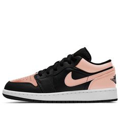 (GS) Air Jordan 1 Low 'Crimson Tint' 553560-034 Big Kids Basketball Shoes  -  KICKS CREW Air Jordan 1 Low, Jordan 1 Low, Air Jordan 1, Jordan 1, Air Jordan, Air Jordans, Your Perfect, Jordan, Sneakers