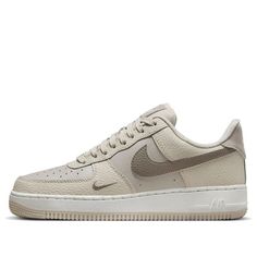 (WMNS) Nike Air Force 1 Low 'Moon Fossil' FB8483-100 (AF1/SNKR/Skate/Unisex/Low Top) Brown Moon, Nike Air Force 1 Low, Air Force 1 Low, Nike Air Force 1, Air Force 1, Nike Air Force, Low Top, Fossil, Air Force