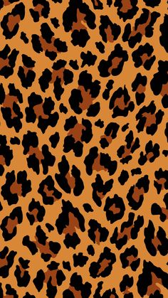 an orange and black animal print background