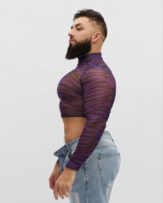 Euphoria Outfits Men, Pastel Mens Fashion, Queer Fashion Guys, Gay Club Outfit, Bi Fashion, Genderqueer Fashion, Asos Menswear, Masc Fashion, Mens Crop Top