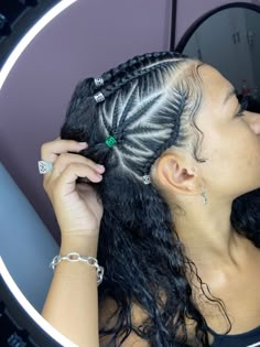 Cornrow Hairstyle, Punk Hairstyles, Hair Braid Patterns, Mixed Curly Hair, Quick Natural Hair Styles, Braided Cornrow Hairstyles, Quick Braided Hairstyles, Hair Braid Videos, Trendy Hairstyle