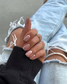 80+ ELEGANT WEDDING NAILS FOR BRIDES - Stylin by Sarita Bridesmaids Nails, Milky Nails, Short Square Nails, Smink Inspiration, Makijaż Smokey Eye, Stick On Nails, Fabulous Nails