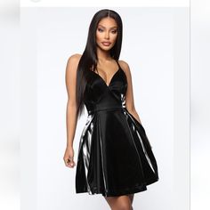 New Black Mini Dress Black A-line Mini Dress For Club, Edgy Black Formal Dress, Black A-line Mini Dress For Going Out, Edgy V-neck Party Dress, Edgy V-neck Mini Dress For Party, Black Dress Red Carpet, 18th Birthday Outfit, Black Sequin Mini Dress, Dresses Fashion Nova