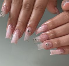 Edgy Nails, Rose Gold Nails, Soft Nails, Nail Tattoo, Nails Only, Gem Nails, Girls Nails