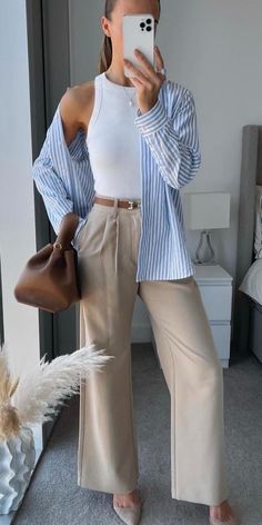 Church Outfit Spring Classy, Work Outfit Spring 2024, Buissness Clothes Casual Women Summer, Office 2024 Outfit, Casual Office Outfits Women Spring 2024, Casual Workwear Outfits, Work Outfit Inspo Summer, Business Casual Summer Women, Work Outfit 2024