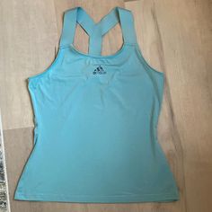 Nwot! Adidas Aeroready Y-Tank Mint Womens Tennis Tank Top The Adidas Aeroready Y-Tank Womens Tennis Tank Top Will Help You Own The Court. This Top Is Made From A Single Piece Of Elastic With A Y-Shaped Strap That Is Precisely Positioned To Free Your Arms So You Can Take Those Big Swings. The Soft Fabric Stretches With Every Lunge And Slide, Helping You Keep Your Rival On The Back Foot. Best Of All, Sweat Wicking Aeroready Means You Will Feel Fresh Through It All. Material: 82% Recycled Polyester Adidas Casual Tops For Training, Adidas Summer Training Activewear, Adidas Summer Activewear For Training, Adidas Moisture-wicking Stretch Tops, Adidas Stretch Moisture-wicking Tops, Adidas Stretch Tops For Training, Adidas Sleeveless Fitted Tank Top, Adidas Fitted Sleeveless Tank Top, Fitted Sleeveless Adidas Tank Top