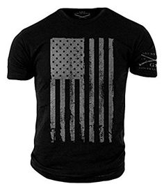 Amazon.com: Grunt Style Men's America T-Shirt: Clothing Grunt Style Shirts, Grunt Style, Trendy Tshirts, Graphic Tee Shirts, Mens Graphic Tee, Branded T Shirts, Black Tshirt, American Flag, Black Shirt