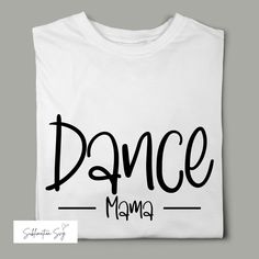 White Letter Print Top For Dance Class, White Crew Neck Top For Dance Class, White Letter Print Top For Dance, White Graphic Print Top For Dance Class, White Short Sleeve Tops For Dance Class, White Graphic Print Top For Dance, White Fitted T-shirt For Dance Class, White Short Sleeve T-shirt For Dance, White Cotton T-shirt For Dance