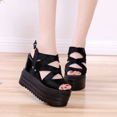 Shipping: Worldwide Express Shipping AvailableDelivery time: 7-15Days Fast ShippingReturns: Fast refund, 100% Money Back Guarantee.Brand Name: LBLGYHeel Height: Super High (8cm-up)With Platforms: NoSandal Type: GLADIATOROrigin: Mainland ChinaOccasion: CasualUpper Material: PUOutsole Material: RubberBack Counter Type: Cover HeelPattern Type: SolidSide Vamp Type: OpenFit: Fits true to size, take your normal sizeStyle: FashionHeel Type: WedgesLining Material: PUClosure Type: Buckle StrapModel Numbe Shoes 2022 Summer, Blue Low Heels, Gladiator Sandals Women, 2022 Summer Fashion, High Heel Gladiator Sandals, Flat Platform Sandals, Gladiator High Heels, Women Casual Flats, Shoes 2022