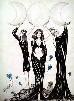 three women with balloons in their hands and one woman holding two balls above her head