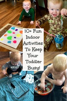 toddler activities to keep their toddlers busy