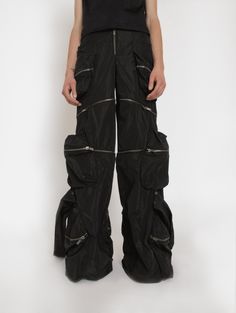 Lunar Laboratories  Available in polyester Detachable short pants All measurements Feel free to ask anything Techwear Style Cargo Trousers With Zip Fly, Techwear Cargo Pants With Zip Fly, Techwear Trousers With Zip Fly, Edgy Trousers With Zipper Closure, Black Nylon Pants With Belt Loops, Techwear Nylon Pants With Belt Loops, Utility Trousers With Zip Fly, Functional Nylon Pants With Belt Loops, Techwear Nylon Bottoms With Belt Loops