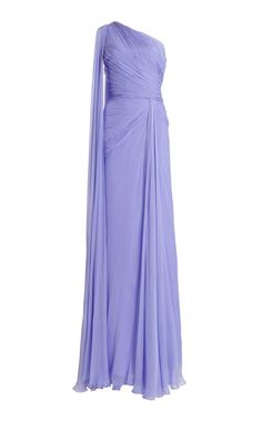 Purple Dress Formal, Royal Clothing, Elegant Dresses Classy, Fashion Gowns, Royal Outfits, Zuhair Murad, Chiffon Maxi, Chiffon Maxi Dress, The Purple