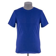 This handsome shirt features a classic crew-neck and solid color design while sporting flexible cotton-blend fabric. Blue T Shirt Design, Royal Blue T Shirt, Blue Crew, Blue T Shirt, Crew Neck Shirt, Blue T, Neck Shirt, Royal Blue, Shirts Tops