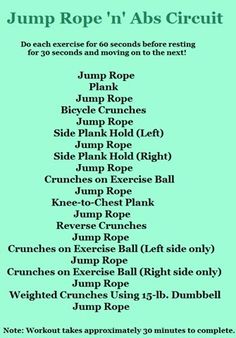 the jump rope'n'abs circuit