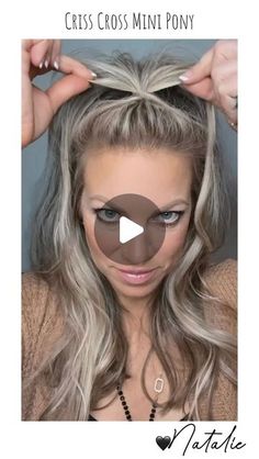 Edgy Braided Updo, Easy Full Ponytail Hairstyles, Small Hair Elastics Hairstyles, Crimped Long Hairstyles, Hair Show Outfit, Easy Way To Style Long Hair, Fun Hair Dos For Long Hair, Crimped High Ponytail, Easy Casual Half Up Half Down Hairstyles