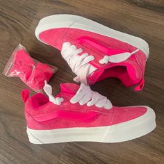 Never Worn At All Only Chances The Laces To White I Don’t Want Them Anymore Taking Up Too Much Space In My Room. Vans Pink, Pink Vans, Vans White, Dance Like This, Cute Nike Shoes, In My Room, Shoes Pink, Cute Nikes, My Room