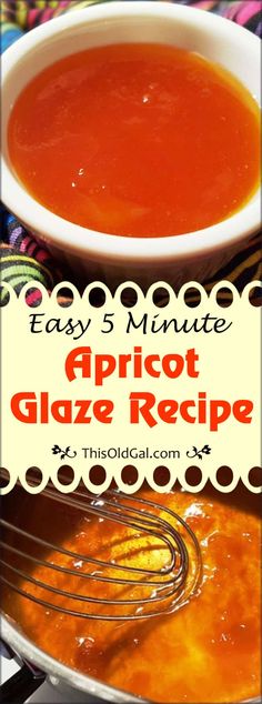 an easy recipe for apricot glaze