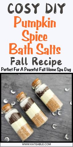 Ready to unwind this fall? Create your own cozy DIY pumpkin spice bath salts with this easy and delightful recipe! Perfect for a peaceful home spa day, these bath salts combine the warm, inviting scent of pumpkin spice with nourishing ingredients to help you relax and rejuvenate. Enjoy the soothing benefits of a spa experience in your own tub, making it the ideal treat for chilly autumn evenings. This fall bath salts recipe is simple to follow and perfect for self-care or as a thoughtful gift. Don’t miss out on this wonderful opportunity to enhance your fall relaxation—click to get the full recipe and start your cozy spa day today! Home Spa Day, Fall Recipe