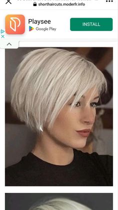 Short White Hair, Inner Confidence, Choppy Bob Hairstyles, Chin Length Hair, Bob Haircut For Fine Hair, Edgy Short Hair, Bob Hairstyles For Fine Hair, Pixie Styles, Long Pixie