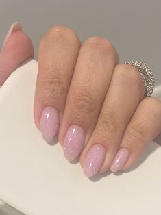 Milky Pink Pedicure, Milky Pink Nail Polish, Amber Core, Mood Nails, Pink Pedicure, Milky Pink, Fingernail Designs, French Tip Nail Designs, Subtle Nails