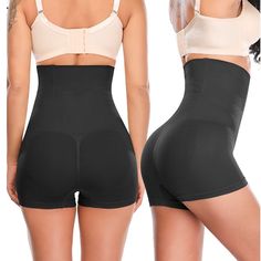 New Womens Shapewear Tummy Control Panties Thigh Slimmer Butt Lifter Power Shorts. Black Fitted High Waist Shorts, Black High Waist Shapewear Shorts, Black Fitted Hip-length Shorts, High-waist Shaping Black Bottoms, Black High Waist Shaping Bottoms, Black Fitted Shapewear Bottoms, Black High-cut Shaping Shorts, Tight Black Short Leg Bottoms, Fitted High Rise Black Shorts