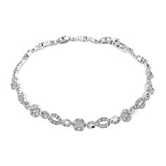 Dress to dazzle whenever you pair this stunning diamond tennis bracelet with your favorite outfits. Click on this JEWELRY & WATCHES GUIDE to learn about fit, styles, materials and more! Dress to dazzle whenever you pair this stunning diamond tennis bracelet with your favorite outfits. Click on this JEWELRY & WATCHES GUIDE to learn about fit, styles, materials and more! FEATURES Length: 7 in. Nickel free Metal: 10k white gold Plating: rhodium Finish: polished Hallmark and Diamour trademarkDIAMOND Formal Diamond Bracelet With Sparkling Round Cut Stones, Formal Diamond Tennis Bracelet With Sparkling Stones, White Gold Tennis Bracelet With Pave Setting For Wedding, White Pave Setting Tennis Bracelet For Wedding, Wedding White Gold Tennis Bracelet With Pave Setting, Formal Crystal Tennis Bracelet With Diamond Accents, Sparkling Diamond Tennis Bracelet For Formal Occasions, Formal Diamond White Tennis Bracelet With Sparkling Stones, Anniversary Tennis Bracelet With Pave Setting