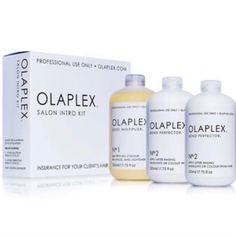 Nwt Olaplex Salon Intro Kit (1) No 1 (2) No 2 Dispensing Pump Olaplex Kit, Olaplex Products, How To Lighten Hair, Normal Hair, Hair Shop, Hair Breakage, Bleached Hair, Skin Concern, Shiny Hair