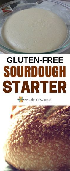 the gluten - free sourdough starter is ready to be eaten