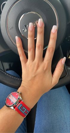 Acrylic Dip Nails, Sns Nails Colors, Milky Nails, Sns Nails, Dip Nails, Cute Gel Nails, Hair Skin Nails, Dip Powder Nails, Dipped Nails