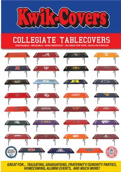 the kwk covers table covers are available in various colors and sizes, including red, blue