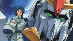 #anime #japanimation #1985 #Gundam #ZGundam #ZetaGundam #MobileSuitZetaGundam #mecha #politics #scifi #space #Sunrise #war #YoshiyukiTomino Gundam Head, Robot Suit, Anime Sites, Sky Anime, Unicorn Gundam