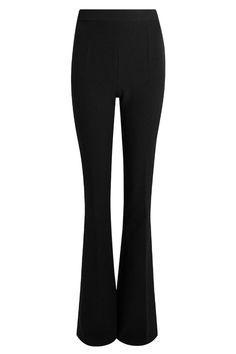 SAFIYAA-Alexa Pant - Black- Black High-waist Party Flares, Luxury Black Fitted Pants, Luxury High-waist Black Dress Pants, Elegant Black High-waisted Flare Pants, Luxury Black Flare Pants, Beach Stores, Fashion Media, Bespoke Suit, Fantasy Closet