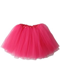 Neon Pink Tutu - Buy a Cute Neon Pink Tulle Skirt for Your Little Girl (Kids One Size) Neon pink is the perfect tutu color for princess birthday party favors, a pink princess costume, or a tea party outfit. This is also such a cute color for a DIY 80s costume for that upcoming party or dance. Also make a great accessory to spice up a Valentine's Day or Unicorn outfit. Neon Pink Tutu Measurements & Fit Recommendation One Size Fits Most Toddlers to Age 8+ WAIST: 16" unstretched to 28" fully stretc Diy 80s Costume, Camp Ozark, Pink Princess Costume, Pink Batman, Neon Tutu, Baby Ruffle Romper, Tulle Skirts Outfit, Tutu Skirt Kids, Pink Tutu Skirt