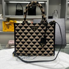 Size: 22cm*9cm*28cm It comes with Dust box, Care manual, Tag, and Paper bag. Magical Accessories, Fabric Handbags, Leather Handbags Women, Handbag Leather, Triangle Pattern, Crossbody Tote, Vuitton Bag, Leather Fabric, Womens Tote