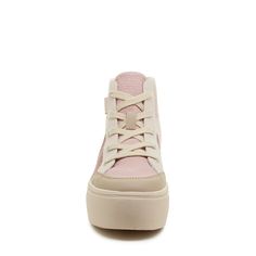 Stand out in Rocket Dog's Flair Pink Patchwork Platform Sneakers! 🌸These high top sneakers feature a subtle pink patchwork cotton upper, cozy jersey lining, and a sturdy rubber flatform wedge. Lace them up with your favorite pair of jeans or a breezy summer dress for an ultra-cute look. Rocket Dog high top women's sneaker Style: Lace up high top flatform sneaker Upper: Pink and neutral patchwork cotton Lining: Jersey Sole: Rubber flatform wedge Heel Height: 1.89 inches Platform height .67 inche Rocket Dogs, Pink Patchwork, Flatform Sneakers, Top Sneakers Women, Sneaker Style, Rocket Dog, Tickled Pink, Ready To Play, Platform Sneaker