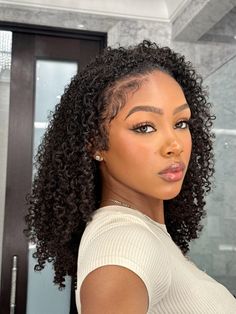 Curly Perm Black Women, 3c 4a Hairstyles, 4a Curly Hairstyles, 3c Hair Styles, Curly Hair 4a, Curly Hair Black Woman, 3b Natural Hair, 3c 4a Hair