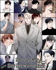 an image of some people in suits and ties with text that says, no soy gay so