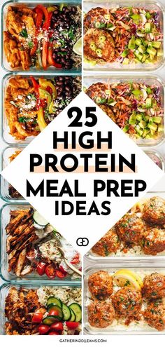 25 high protein meal prep ideas that are easy to make and great for the whole family