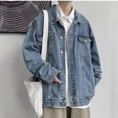 245319998-1 Men Overcoat, Man's Overcoat, Street Jacket, Male Clothes, Street Sweatshirt, Safari Style, Cargo Shorts Men, Denim Jacket Men, Denim Coat Jacket